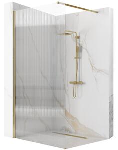 Τοίχος ντους Rea Aero Intimo Brushed Gold 120