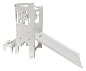 2Kids Toys - Πύργος εκμάθησης αναπτυσσόμενος Γάτα με slide και μαυροπίνακα