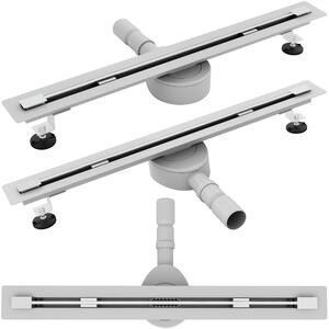 REA NEO Ultra SLIM PRO Linear Drain Βουρτσισμένο χάλυβα 60