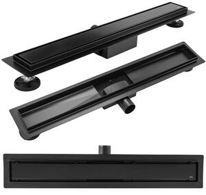 REA Neox Black 50 Linear Drain
