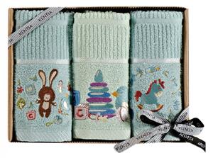 Παιδικές Πετσέτες Χεριών (Σετ 3τμχ) Kentia Baby Arlekin 234 360gsm