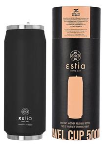Ποτήρι Θερμός 500ml Estia Save The Aegean Midnight Black 01-7843