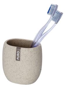 Ποτηροθήκη Μπάνιου Wenko Puro Beige 20474100