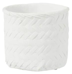 Κασπώ J-Line από τσιμέντο, με διαστάσεις 20x20x17cm - White