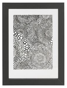 Κορνίζα Blake WOOOD με πασπαρτού, διαστάσεις 30x4x40cm και διαστάσεις φωτογραφίας 26x37cm - Black