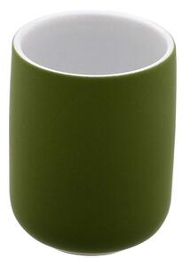 Ποτηροθήκη Μπάνιου (Φ7x10) Estia Bamboo Essentials Olive 02-14841