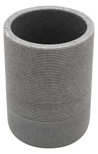 Ποτηροθήκη Μπάνιου (Φ7x10) Estia Stone Grey 02-13387