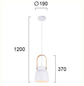 Φωτιστικό Οροφής Μονόφωτο Viokef Carla White 4231500