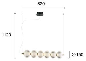 Φωτιστικό Οροφής Πολύφωτο LED Viokef Pellucid 4297800