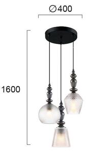Φωτιστικό Οροφής Τρίφωτο Viokef Talisa 4169800