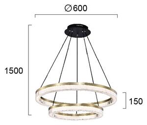 Πολυέλαιος Οροφής LED Viokef Happiness 4273900