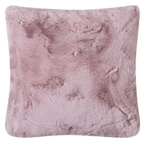 Διακοσμητικό Μαξιλάρι Γούνινο (45x45) Silk Fashion Rabbit Fur Pink/Grey