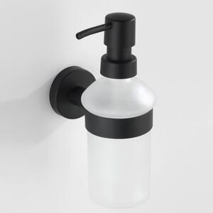 Dispenser Μπάνιου Τοίχου 200ml Wenko Bosio Black Matt 24235100