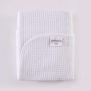 Κουβέρτα Πικέ Αγκαλιάς (80x90) Rythmos Sweety White