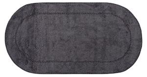 Πατάκι Μπάνιου Οβάλ (50x80) Silk Fashion Rococo Anthracite