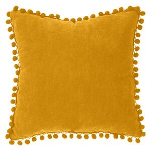 Διακοσμητικό Μαξιλάρι Βελουτέ (40x40) A-S Pompon Ocre 131656R