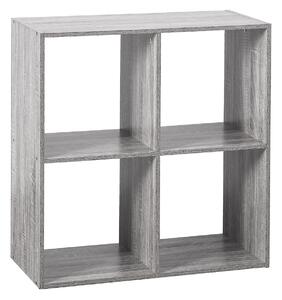 Βιβλιοθήκη Δαπέδου 4 Θέσεων (67.5x32x67.5) F-V Mix Grey 138908A