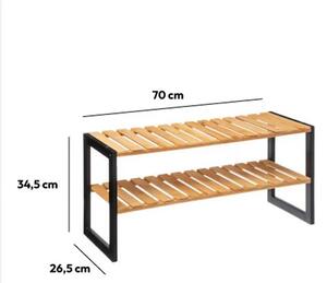 Παπουτσοθήκη 6 Θέσεων (70x26x34.5) F-V Bamboo 167879