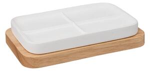 Σαπουνοθήκη (13.2x8.6x2.7) F-V Natureo White 174611A