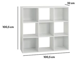 Βιβλιοθήκη Δαπέδου 9 Θέσεων (100.5x32x100.5) F-V Mix Nat 138971
