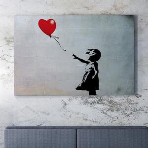 Πίνακας (70x50) A-G Girl With Balloon Banksy 966BRS1111