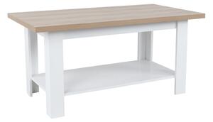 COTTAGE COFFEE TABLE ΛΕΥΚΟ ΦΥΣΙΚΟ 110x60xH53cm