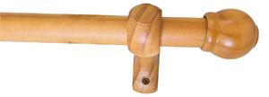 Κουρτινόξυλο Φ28mm Μονό 160cm Με Άκρα Grace Bolonga Natural 99716