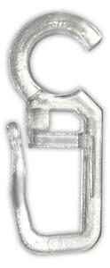 Γαντζάκια Κουρτίνας Για Κρίκους 10τμχ (Φ16) Grace Transparent 660350