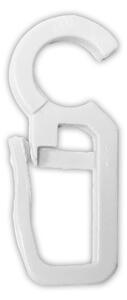 Γαντζάκια Κουρτίνας Για Κρίκους 10τμχ Grace White Mat 260357