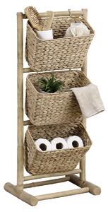 Ραφιέρα Δαπέδου 3 Θέσεων (40.5x30x92.5) T-D Bamboo 98203195
