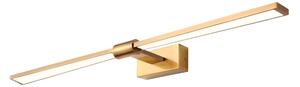 Φωτιστικό Μπάνιου LED Aca Papigion PN1403LEDW81BR Brass