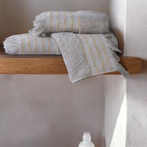 Πετσέτα Χεριών (30x50) Nef-Nef Homeware Quantro Grey 500gsm