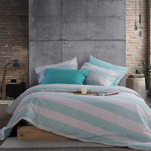 Σεντόνια King Size (Σετ) Nef-Nef Homeware Casual Stripe Petrol