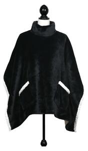 Πόντσο Fleece Γυναικείο S-F Sweety Noir P1D345004