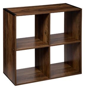 Βιβλιοθήκη Δαπέδου 4 Θέσεων (67.6x32x67.6) F-V Mix N' Modul Brown 167863