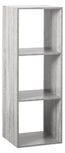 Βιβλιοθήκη Δαπέδου 3 Θέσεων (34.5x32x100.9) F-V Mix N' Modul Grey 138907A