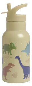 Παγούρι - Θερμός 350ml Με Καλαμάκι Α Little Lovely Company Dinosaurs DBSSDI40