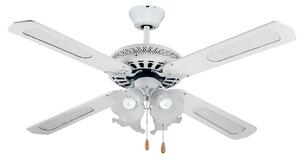 Ανεμιστήρας Οροφής Τετράφωτος 130εκ. Eurolamp 147-29003 White