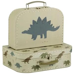 Βαλίτσες Αποθήκευσης (Σετ 2τμχ) Α Little Lovely Company Dinosaurs SCDIGR19
