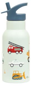 Παγούρι - Θερμός 350ml Με Καλαμάκι Α Little Lovely Company Vehicles DBSSVE67