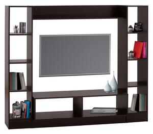 ΣΥΝΘΕΣΗ ΤΗΛΕΟΡΑΣΗΣ JAZMIN HM2255.01 WENGE 181x29,5x145 εκ