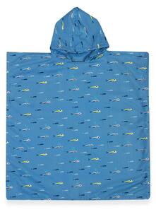 Παιδικό Πόντσο (65x65) Nef-Nef Homeware Fish Team Blue