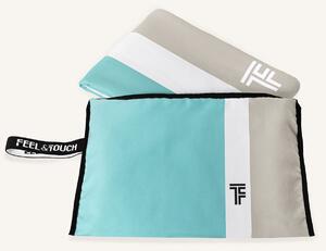 Πετσέτα Θαλάσσης Microfiber 2 Όψεων + Νεσεσέρ Παραλίας (2τμχ) Feel & Touch Med 05