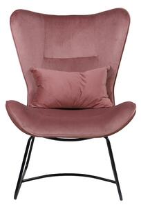 RASEL ΠΟΛΥΘΡΟΝΑ DUSTY PINK 77x67xH113cm