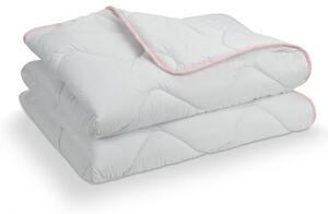 Παπλωματοθήκη Dormeo Begonia 110078973, 200x200 cm, Microfiber Wellsleep, Πλύσιμο έως 40°C, Γρήγορο στέγνωμα, Λευκό