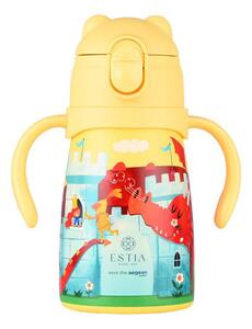 Παγούρι - Θερμός 300ml Με Καλαμάκι Estia Save The Aegean Fortress Dragon 01-33217