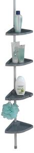 Γωνιακή Ραφιέρα Μπάνιου Τηλεσκοπική Wenko Easy Grey 3208011100