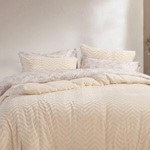 Παπλωματοθήκη Fleece Μονή (Σετ 160x220) Nef-Nef Homeware Carmen Ecru