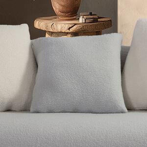 Διακοσμητικό Μαξιλάρι Μπουκλέ (50x50) Nef-Nef Homeware Breda Silver