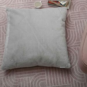 Διακοσμητικό Μαξιλάρι Γούνινο (70x70) Pol Rugs & Mats Rabbit Silver